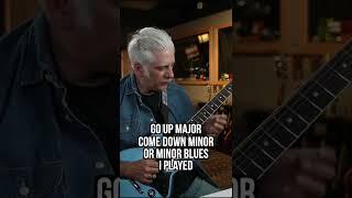 Mixing Major and Minor Blues Scales  #shorts