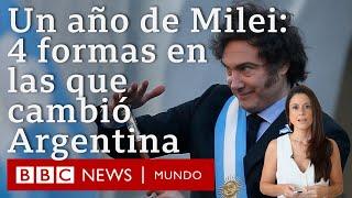 4 formas en las que Javier Milei cambió a Argentina en su primer año como presidente | BBC Mundo