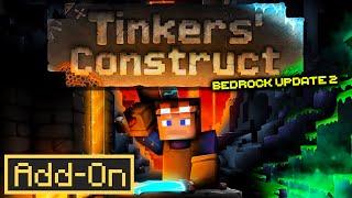 TINKERS' CONSTRUCT ADDON: Minecraft Bedrock Edition New Trader UPDATE 2 Review!