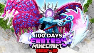 I Survived 100 Days in FANTASY Minecraft Hardcore!