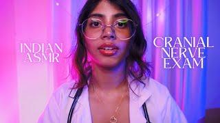 INDIAN ASMR Cranial Nerve Exam for Relaxation  Personal Attention, Soft-Spoken, Roleplay