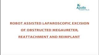 5-year old with obstructed ureter, successfully treated with Robot-assisted laparoscopy