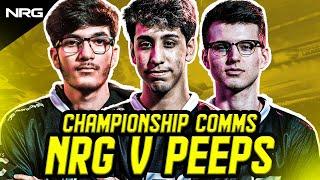 NRG Championship Rocket League Comms vs Peeps | SquishyMuffinz, JSTN, GarrettG, Sizz