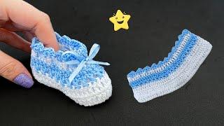 EASY AND SPECIAL CROCHET BABY SHOES