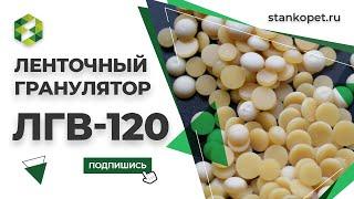 Гранулятор воска ЛГВ-120. Приемо-сдаточные испытания: технологическая добавка для резиновых смесей