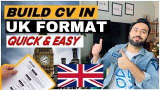 How To Build CV In UK Format | Free UK CV Templates 2022 | UK CV Format For Jobs