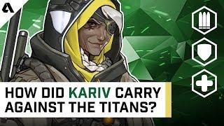 How Did Kariv Carry Against The Titans? - Pro Overwatch Analysis