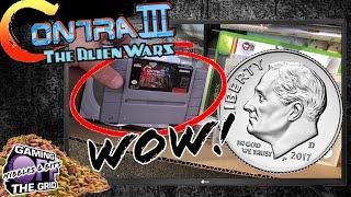 Contra III on SNES For 10 CENTS!!! | EPIC Game Hunting Find!