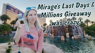 Mirage Las Vegas Last Days Stay & Unclaimed Millions Giveaway & Closing Madness