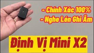 Máy Nghe Lén X2 Mini Không Dây , Máy Định Vị Siêu Nhỏ Giá Rẻ Theo Dõi Vị Trí Chính Xác 100%