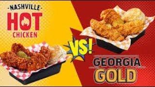 KFC Nashville's Hot Chicken vs Georgia Gold Chicken