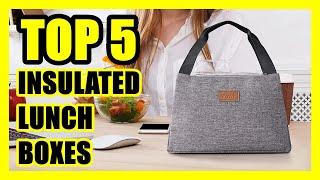 TOP 5: Best Insulated Lunch Box for Men and Women 2022 | Large Capacity Cooler Bags for Office