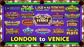 8 ball pool - LONDON to VENICE Trickshot only with GALAXY CUE in all Tables