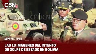Las 10 IMÁGENES del INTENTO de GOLPE de ESTADO en BOLIVIA