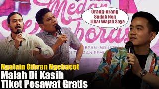 Gara-gara Roasting Gibran, Komika Medan Dapat Tiket Pesawat Gratis