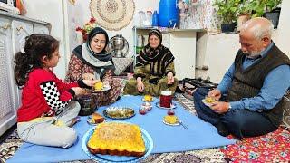 Recipe using Strawberry Jam! Cooking Strawberry Jam and Cake in the Village