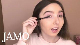 Caroline's At Home Pink Makeup Look  | Get Ready Ready With Me | JAMO