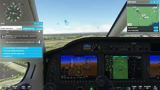 MSFS 2020 TBM 930 from New York, Kennedy to Farmingdale ILS14 (IFR Practice Manual Fail Crash)