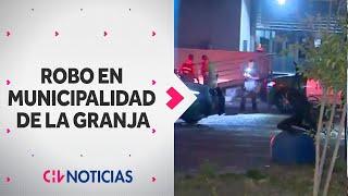 ROBARON MUNICIPALIDAD de La Granja: Se llevaron dinero de caja fuerte - CHV Noticias