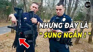 Vác "Súng ngắn nhưng dài nửa mét" dạo công viên. Lập tức bị 5 cảnh sát trang bị vũ trang bao vây