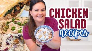 CHICKEN SALAD 3 Ways! | Quick and Easy Chicken Salad Recipes