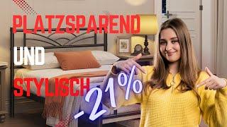 Perfektes Bett 90x200 cm – Bequem & Platzsparend/ Perfect Bed 90x200 cm – Comfortable & Space-Saving