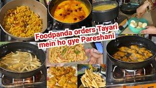 Foodpanda orders preparation me ho rhi Mushkil| Kitchen ki Deep Cleaning start| Sonia Daily Vlogs