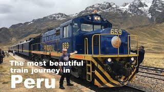 The most beautiful train journey in Peru - Peru Rail - Cusco to Puno