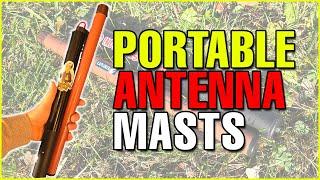 Portable Mast Comparison: Gigaparts Explorer POTA 20 and HRD LD6