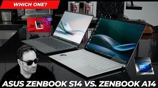 Asus Zenbook A14 vs. Zenbook S14: Choose Wisely