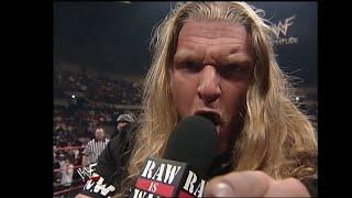 58 Triple H issues an Open Challenge - RAW 27 April 1998