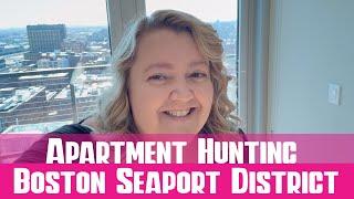 Apartment Hunting in Boston Seaport District | INFJ Vlog | Life in Boston, MA