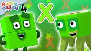 Multiplication for Kids Level 4 | Maths for Kids | Learn to count | @Numberblocks