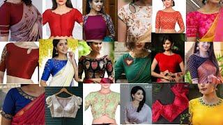 Latest Boat Neck Blouse Front Designs New Trendy Boat Neck Blouse Designs|High Boat Neck Blouses