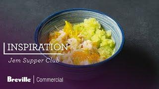 Jem Supper Club | Joel Stocks cooks roasted crab panna cotta | Breville Commercial