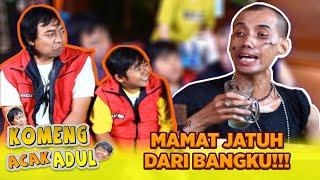 LUCUUU MAMAT JATOH DIDORONG KOMENG | KOMENG ACAK ADUL