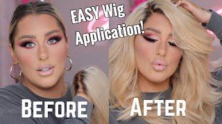 EASY- HOW TO APPLY  LACE WIGS TUTORIAL- CHRISSPY