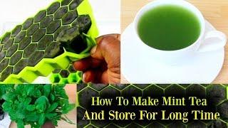 Mint Leaves Tea Recipe From Fresh Herbs & How to Store Fresh Mint Leaves Juice for long Time