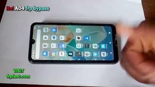 itel A04 frp bypass latest in 2024 (google account remove) #frpfast