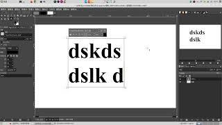 gimp：字型大小：字距行距：霓虹燈字