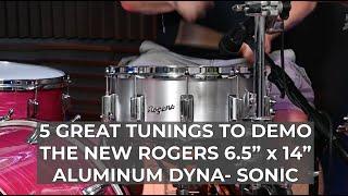 5 WAYS TO TUNE A ROGERS ALUMINUM DYNA SONIC SNARE DRUM