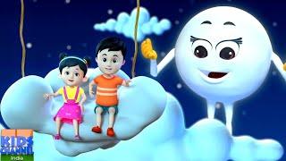 Chanda Mama Dur Ke | चंदा मामा l Hindi Rhyme For Children l Hindi Rhymes For Kids ‎@kidschannelindia