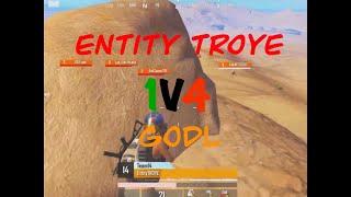 Entity TROYE 1v4 GODL | THUG INVITATIONAL-GRAND FINALE-DAY 1| RAMPAGE MODE