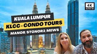 We check out 3 condo options in KLCC, Kuala Lumpur. Full tours with prices for long term stays.