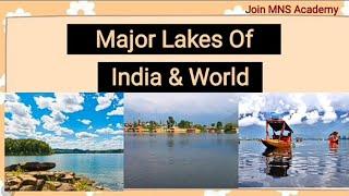 Major Lake Of India & World /Join MNS Academy