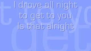 Celine Dion - I Drove All Night (Lyrics)
