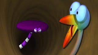 Cave exploring gone wrong | Jungle Ostrich barely survives | Gazoon #cave #cartoonforkids