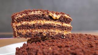 Торт "3 стакана" без миксера и весов! Очень простой и вкусный домашний шоколадный торт