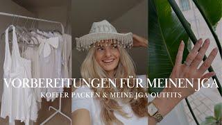 VORBEREITUNGEN FÜR MEINEN JGA | Koffer packen & JGA Outfits | theglazedblonde