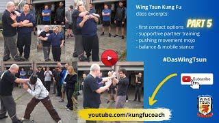 Wing Tsun Kung Fu, first contact movement exercises, part 5 - Wing Chun training - #DasWingTsun